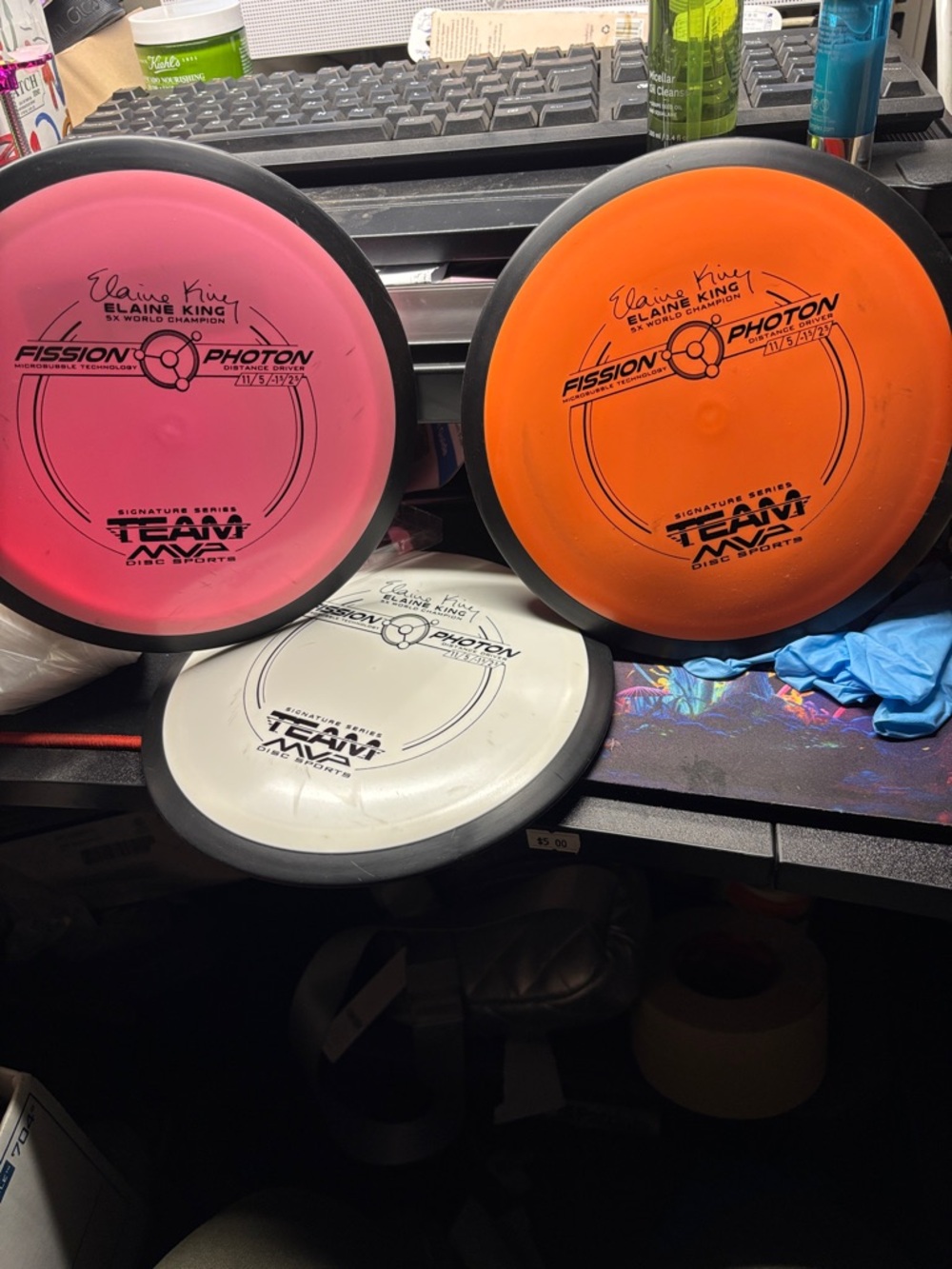 Preowned Elaine King Fission Photon Disc Golf Putters - SOLD SEPARATELY